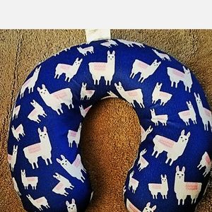 Brsnd New Cute Llama Illustrated Soft U shaped Neck Support Head Rest Cushion
